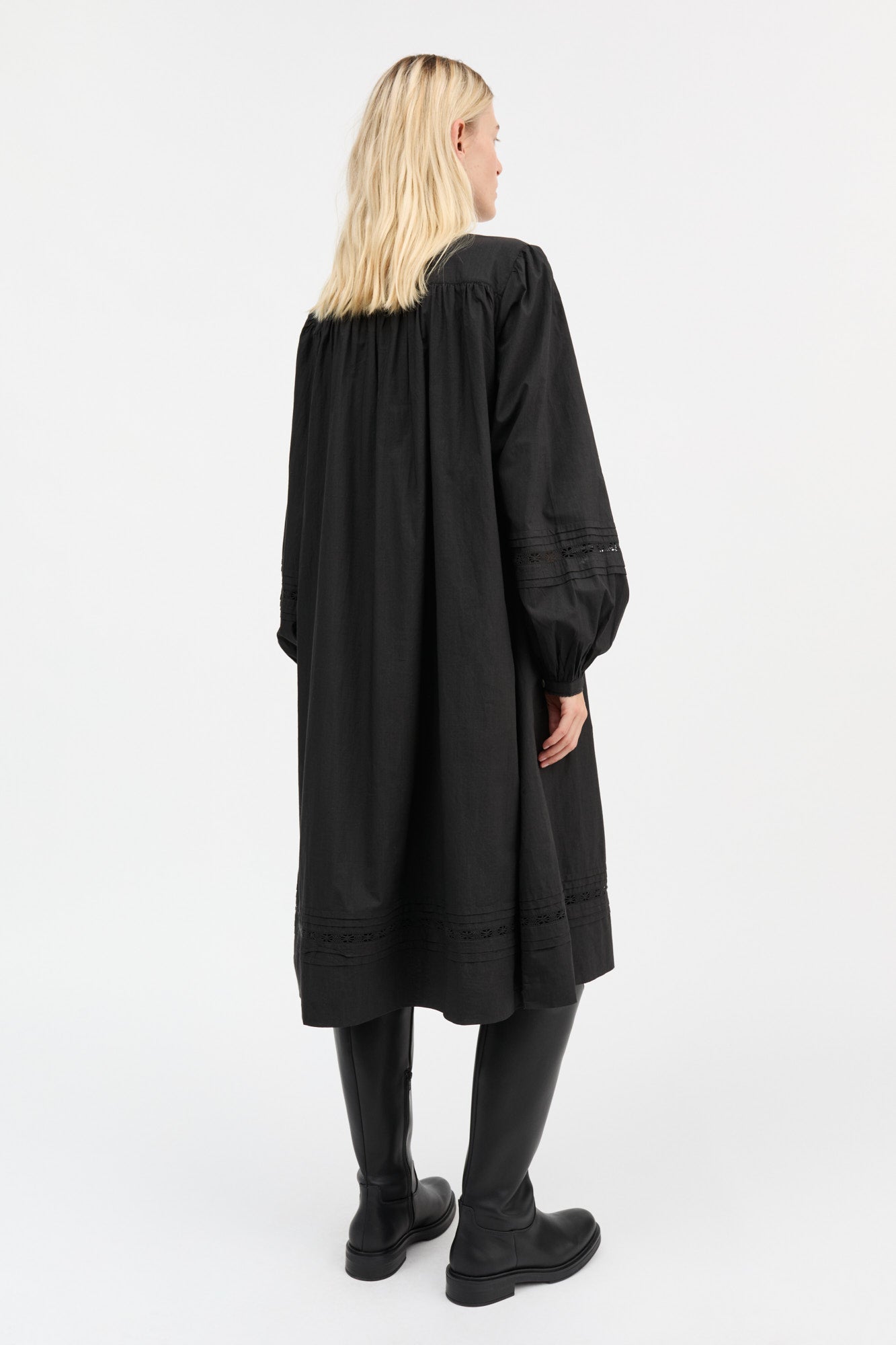 Skall Studio Leaf shirtdress Pants Black